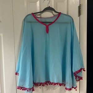 Baby Blue Pool Cover Up